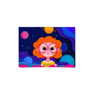 کارت پستال ماسا دیزاین طرح دختر کد postv174