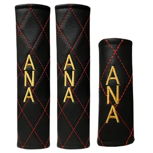 کاور کمربند ایمنی خودرو آنا مدل برسام7 بسته 2 عددی به همراه کاور ترمز دستی