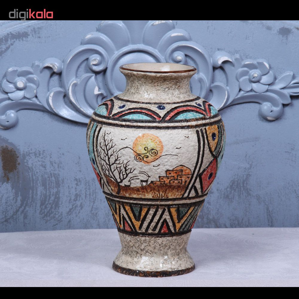 گلدان سفالی  کد 13159