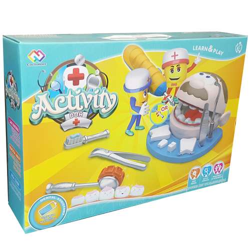 خمیربازی دندانپزشکی اکتیویتی مدل LEARN - PLAY