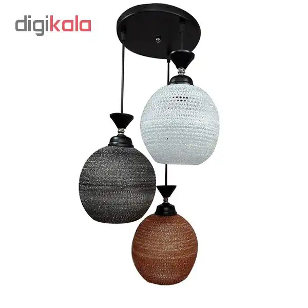 لوستر سه شعله مدل 0002