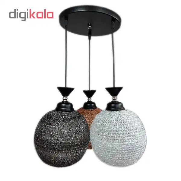 لوستر سه شعله مدل bb