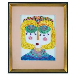 تابلو ملیله کاغذی طرح پریا کد 1