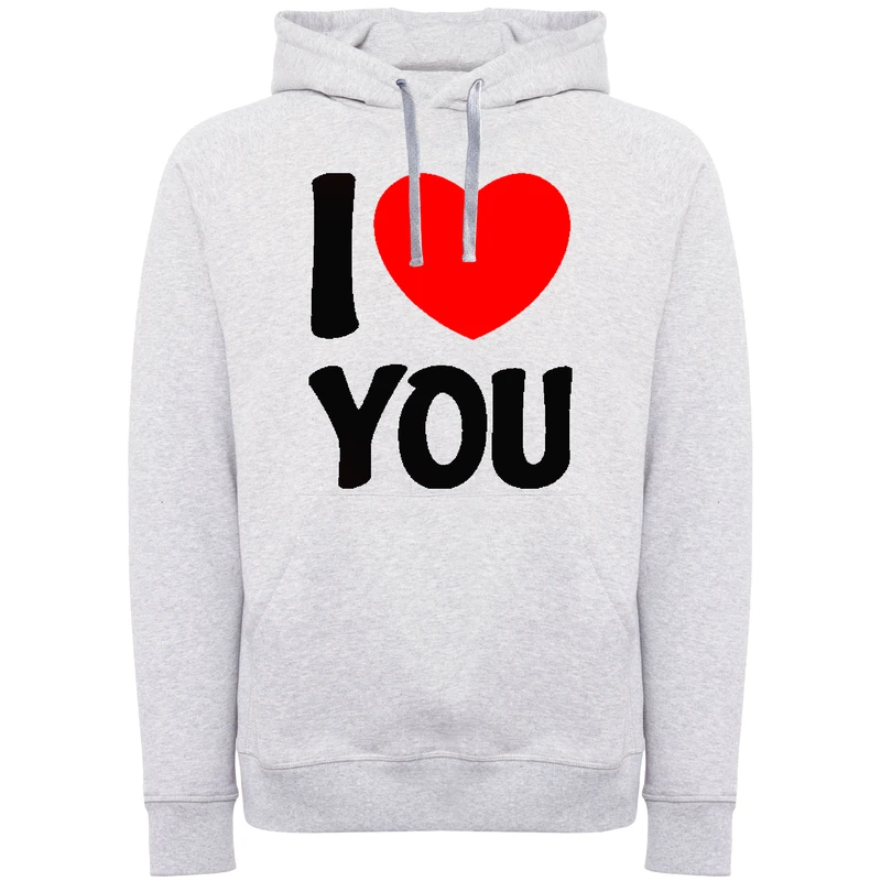 هودی زنانه طرح i love uou کد F240