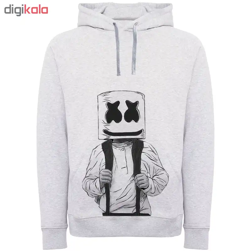 هودی مردانه طرح مارشملو کد F292