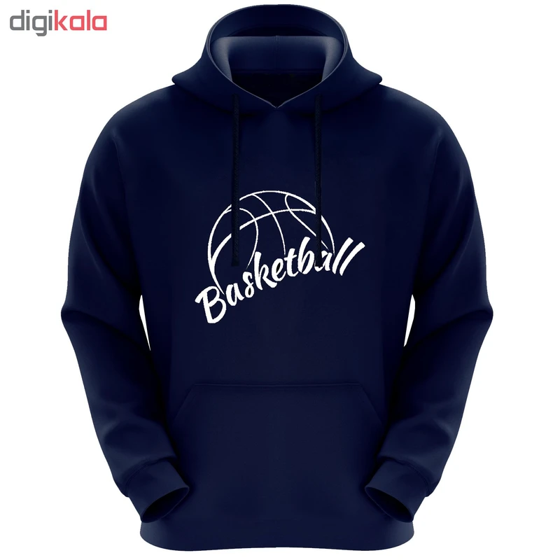 عکس شماره 2 : هودی مردانه طرح بسکتبال کد f196