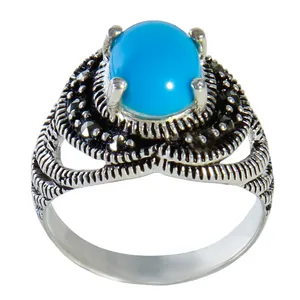 انگشتر نقره زنانه کد AW-045