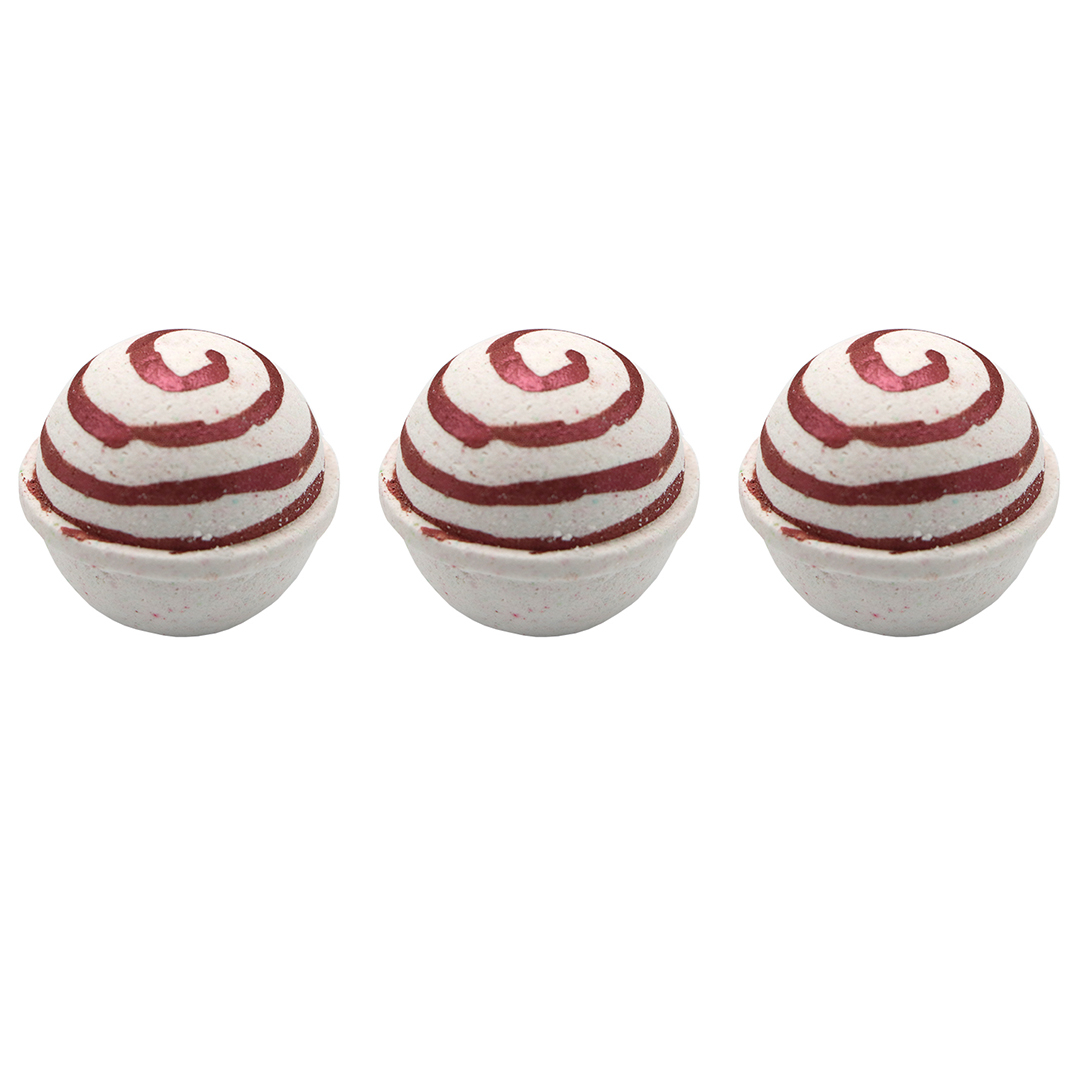 کوکتل نمک حمام مدل Pomegranate کد 04 وزن 60 گرم بسته 3 عددی