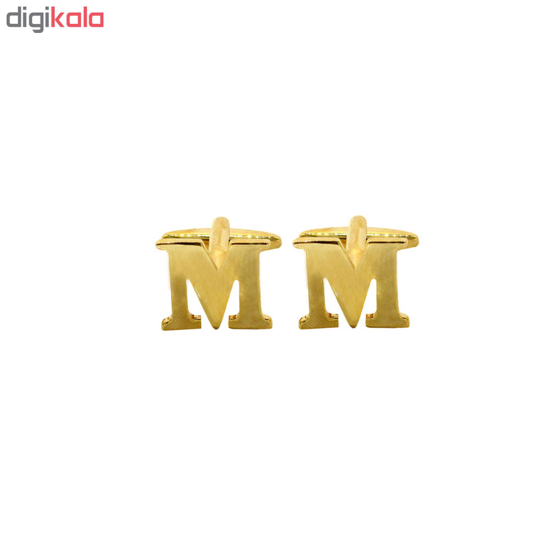 دکمه سردست مردانه زرکات طرح M