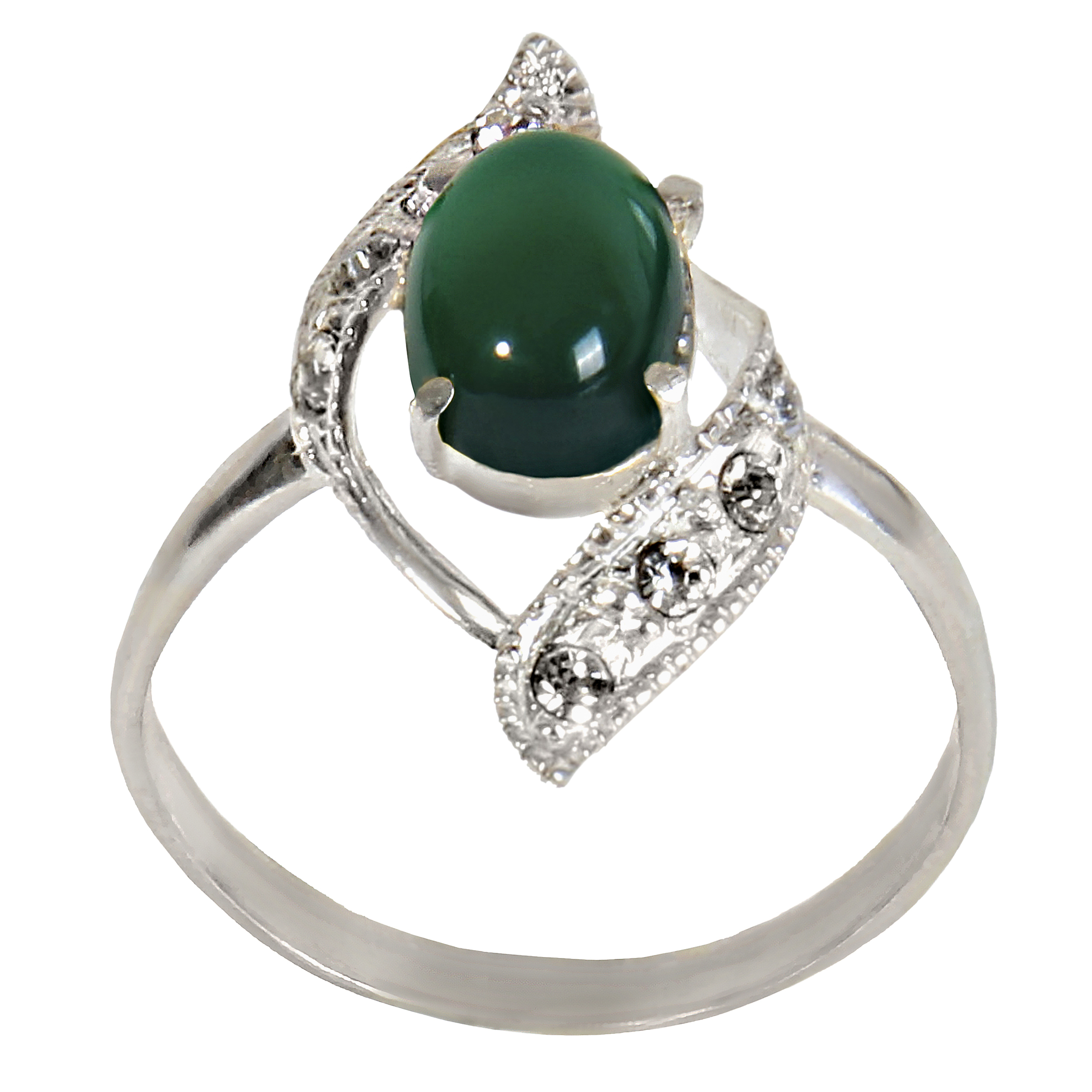 انگشتر نقره زنانه کد AW-022