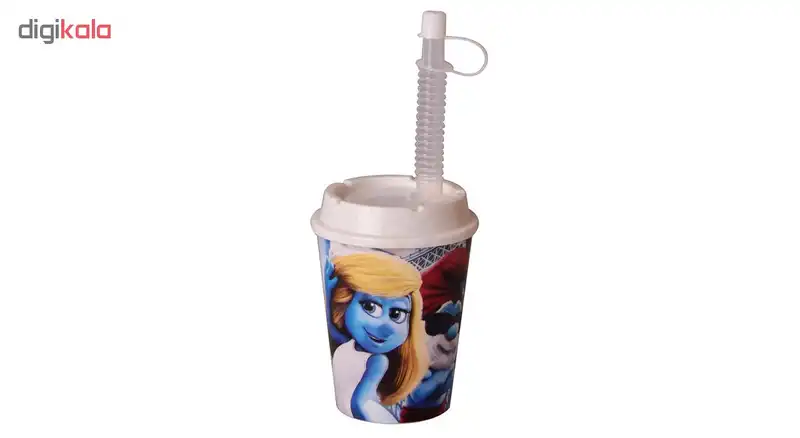 لیوان کودک مهروز طرح اسمورف