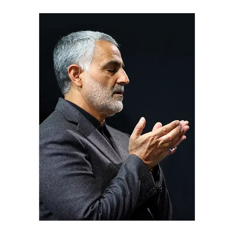 تابلو شاسی طرح شهید حاج قاسم سلیمانی مدل GS-135