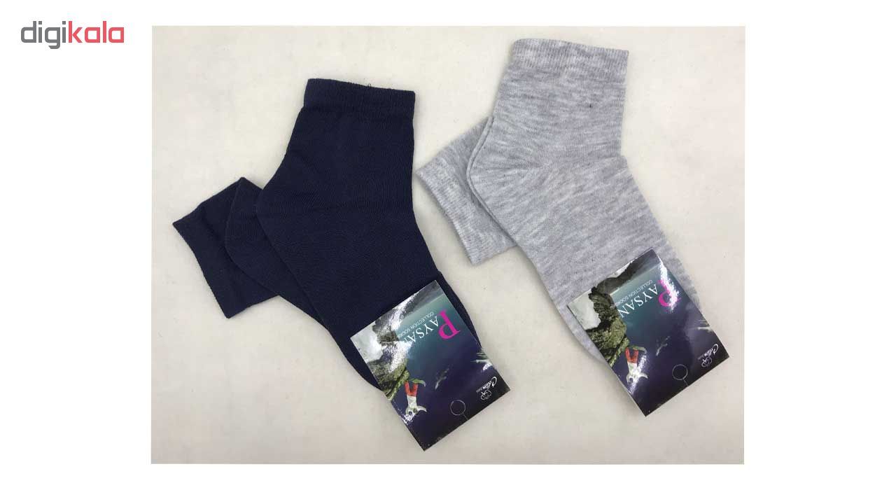 جوراب مردانه پایسان کد LD-6 مجموعه 6 عددی - - 4