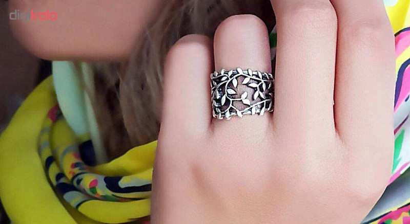 انگشتر زنانه طرح چند برگ