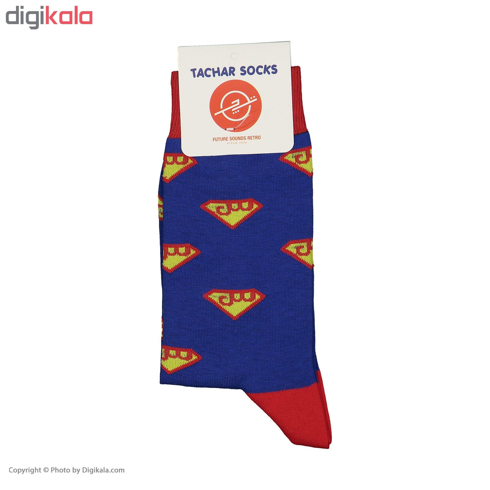 جوراب تچر مدل 201110871 - قرمز - 4