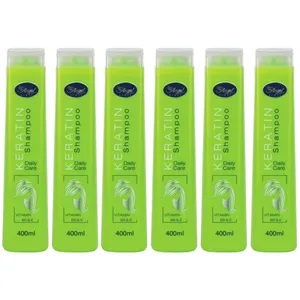 شامپو مو انجل کرفت مدل KERATIN حجم 400 میلی لیتر مجموعه 6 عددی