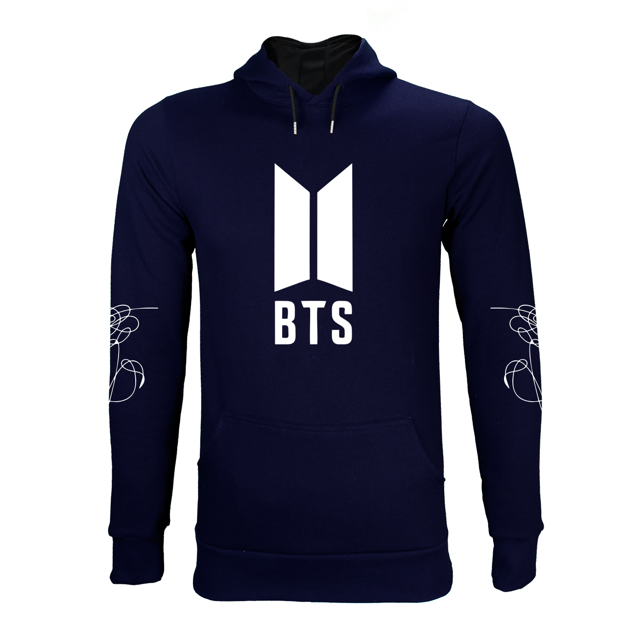 هودی مردانه پاتیلوک طرح BTS LY مدل 3150053