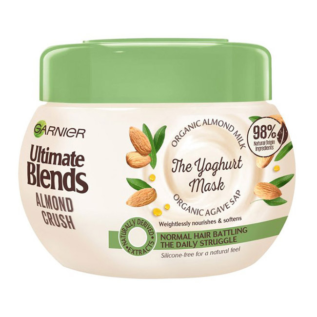 ماسک مو گارنیه سری Ultimate Blends مدل The Yoghurt حجم 300 میلی لیتر