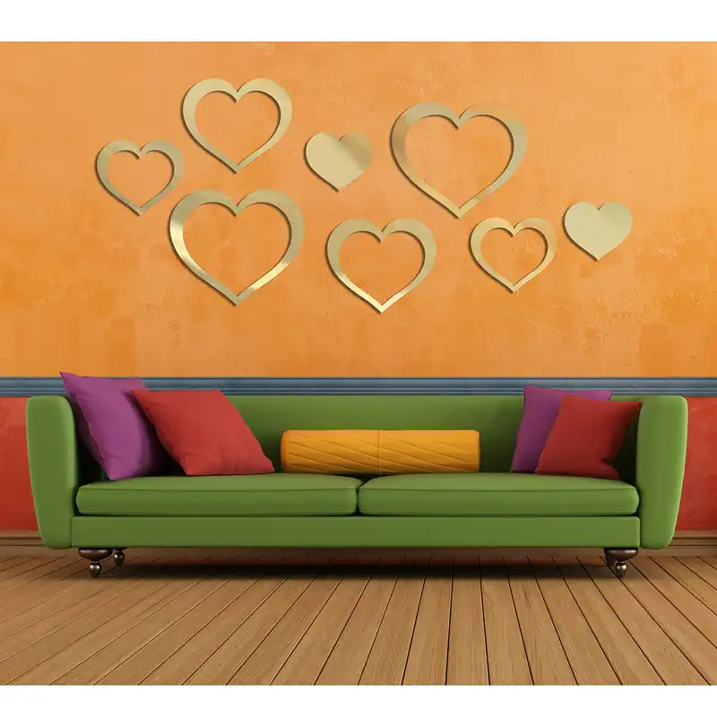 آیینه طرح قلب کد Z08