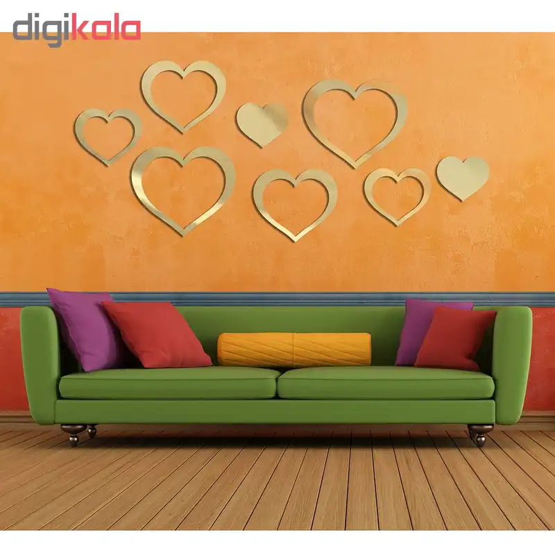 آیینه طرح قلب کد Z08