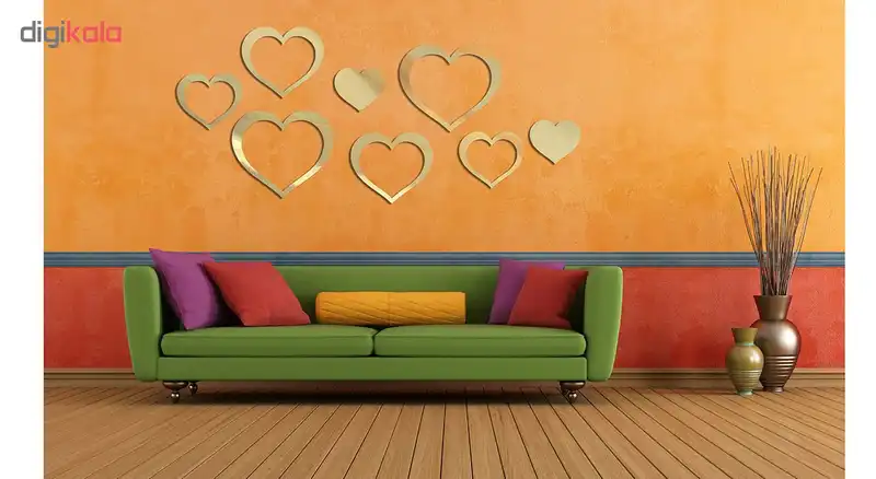 آیینه طرح قلب کد Z08