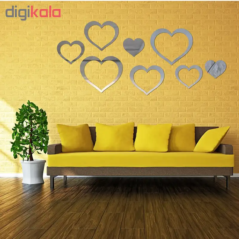 آیینه طرح قلب کد Z08