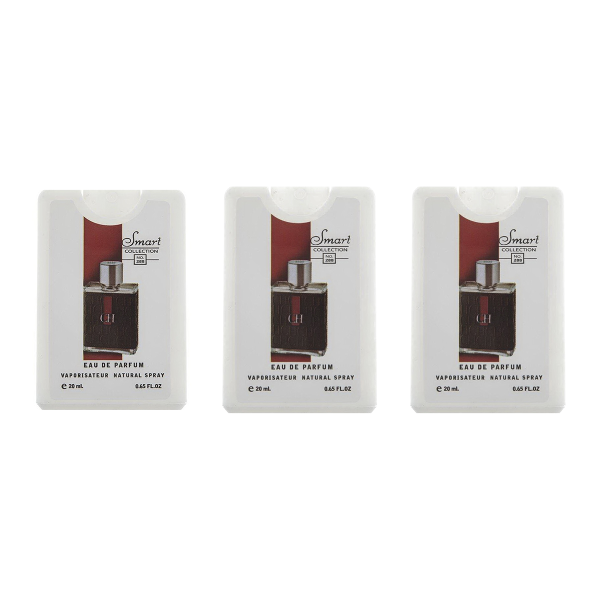عطر جیبی مردانه اسمارت کالکشن مدل CH حجم 20 میلی لیتر مجموعه 3 عددی