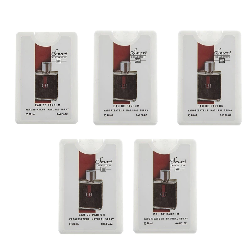 عطر جیبی مردانه اسمارت کالکشن مدل CH حجم 20 میلی لیتر مجموعه 5 عددی