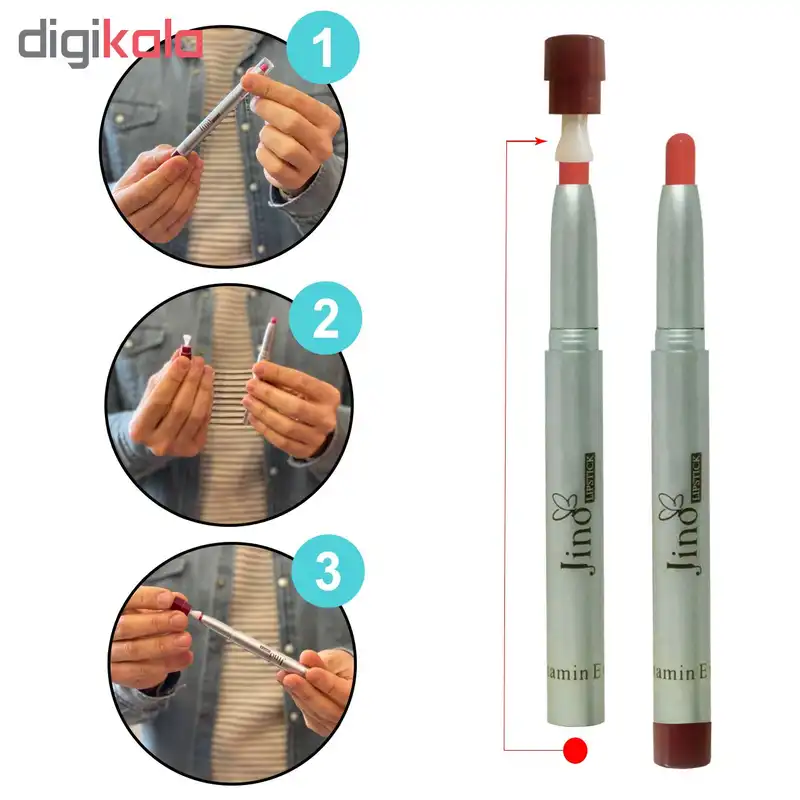 رژ لب مدادی ژینو شماره 106