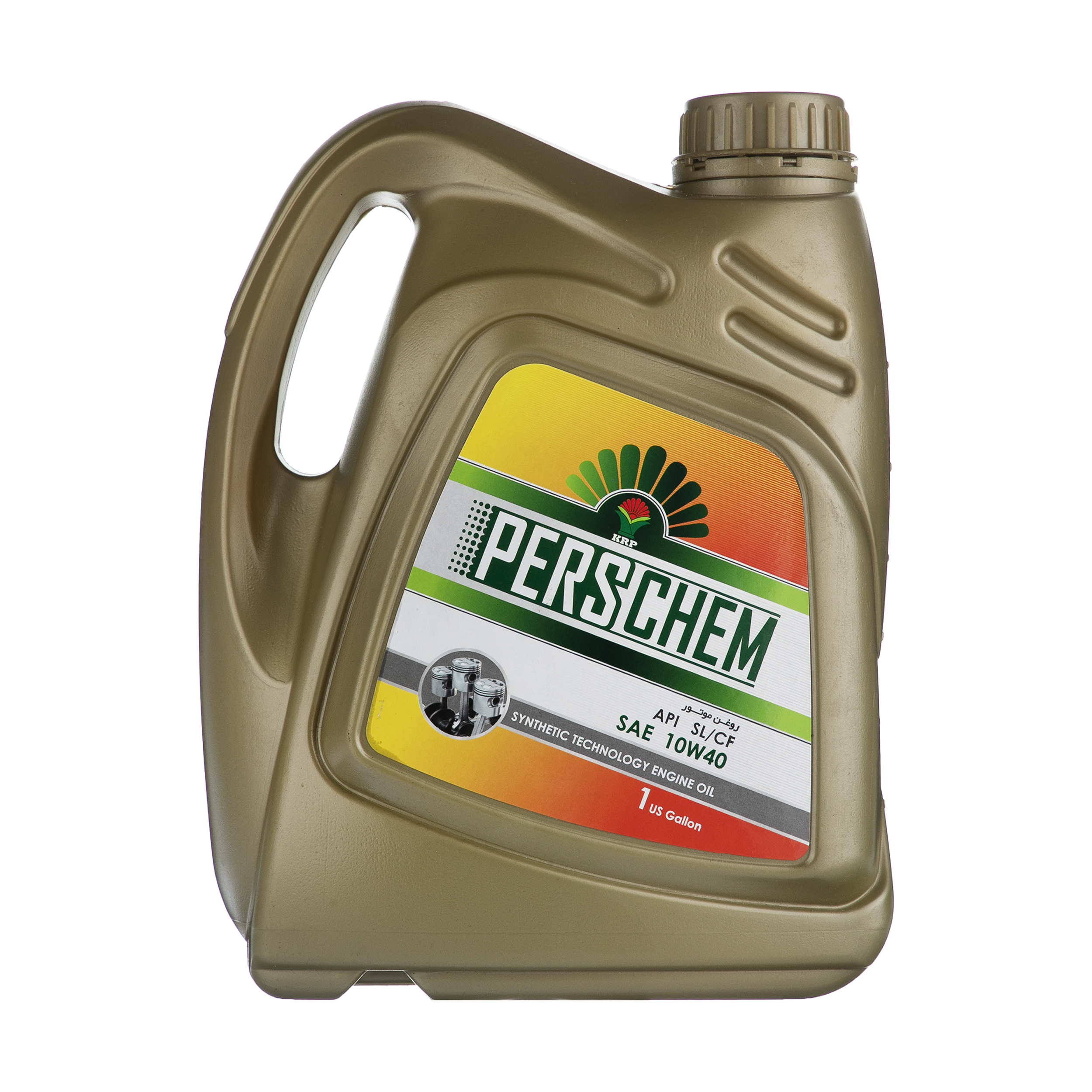روغن موتور خودرو پرس کم مدل SL/CF 10W40 حجم 3.78 لیتر