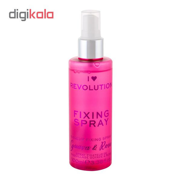 اسپری تثبیت کننده آرایش رولوشن مدل Guava & Rose حجم 100 میلی لیتر