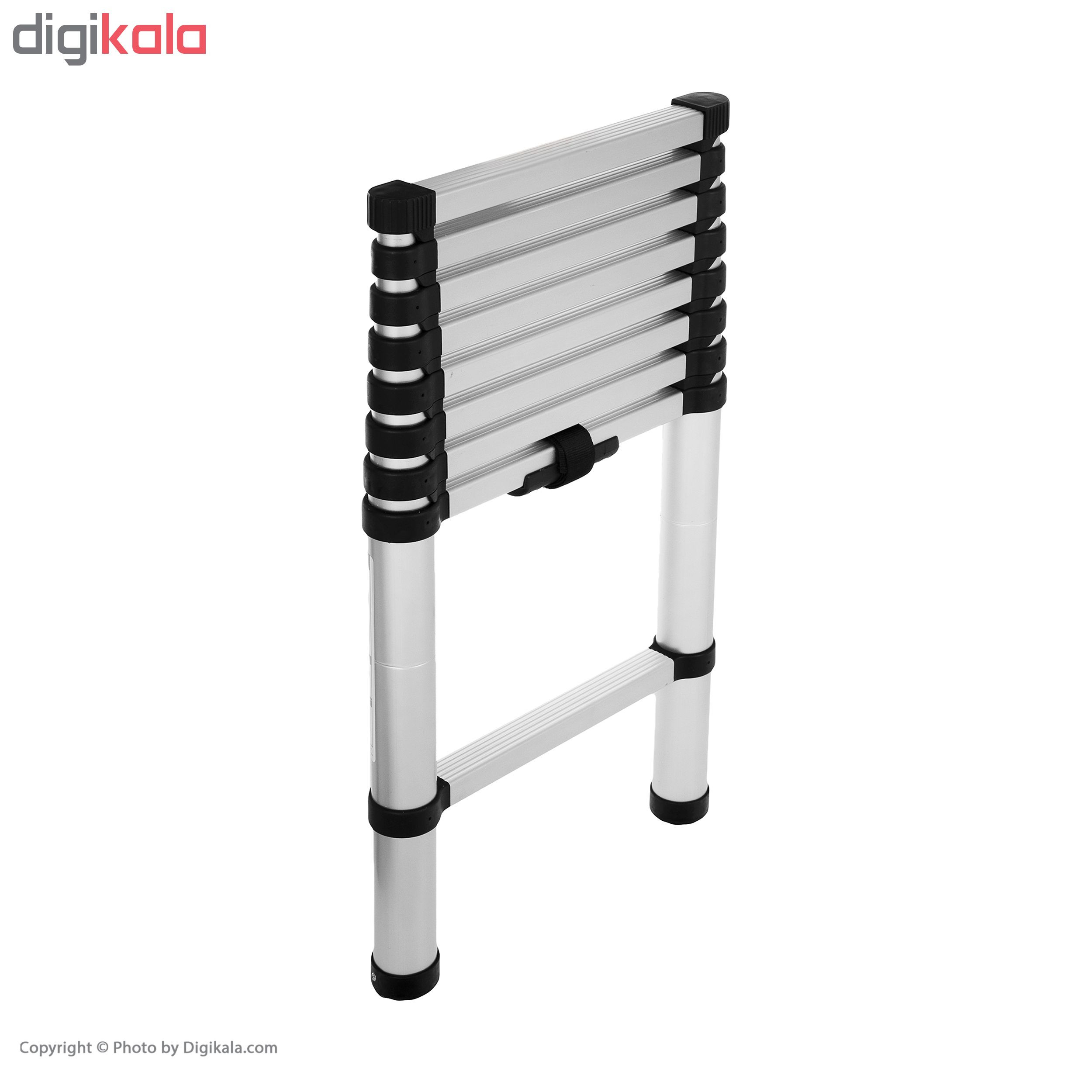 نردبان تلسکوپی 8 پله توسن مدل TLR-2.6M