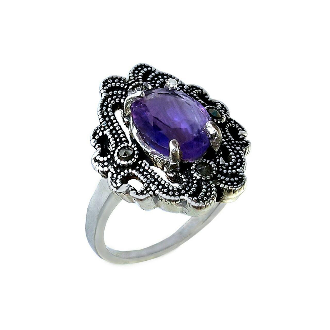 انگشتر نقره زنانه کد 2081