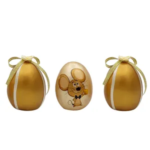 تخم مرغ تزیینی طرح موش کد mp214 مجموعه 3 عددی