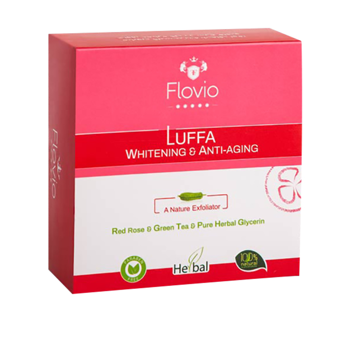 صابون شستشو فلوویو مدل Luffa Whitening & Anti-aging وزن 100 گرم