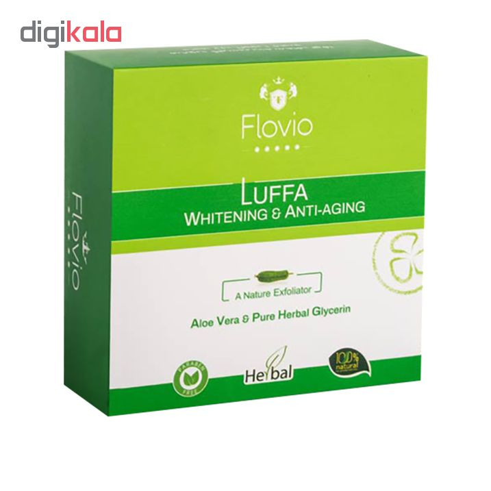 صابون شستشو فلوویو مدل Luffa Whitening & Anti-aging وزن 100 گرم