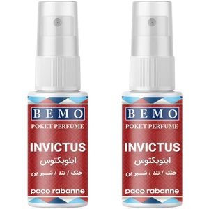 عطر جیبی مردانه بمو مدل INVICTUS حجم 20 میلی لیتر مجموعه 2 عددی