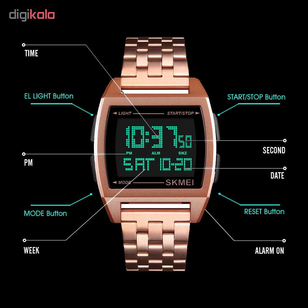 ساعت مچی دیجیتال مردانه اسکمی مدل 1368