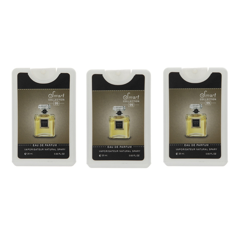 عطر جیبی زنانه اسمارت کالکشن مدل Coco mademoiselle حجم 20 میلی لیتر مجموعه 3 عددی