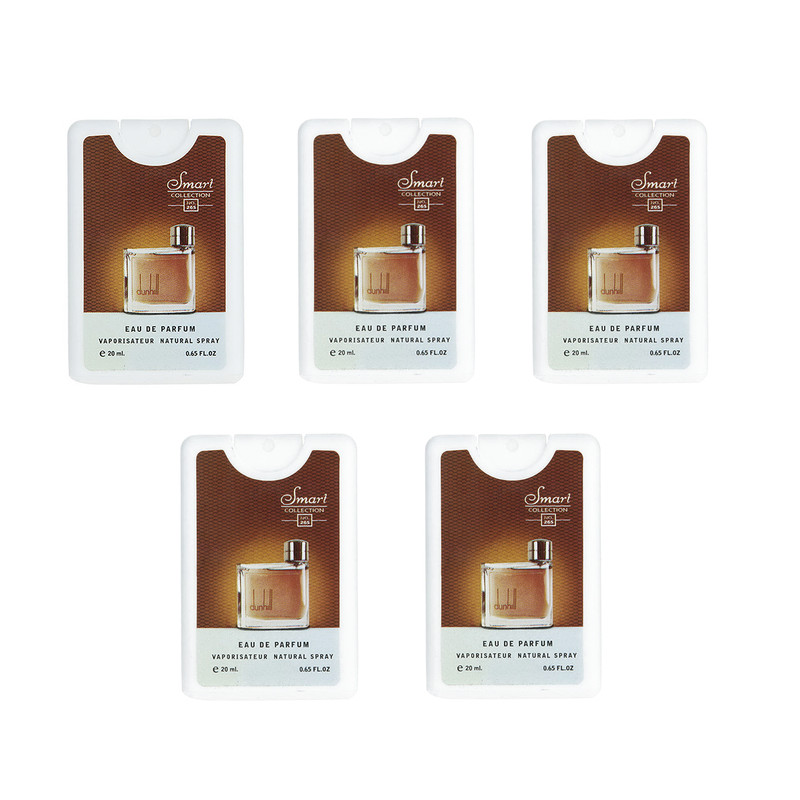 عطر جیبی مردانه اسمارت کالکشن مدل Dunhill حجم 20 میلی لیتر مجموعه 5 عددی عطر جیبی مردانه اسمارت کالکشن مدل Dunhill حجم 20 میلی لیتر مجموعه 5 عددی