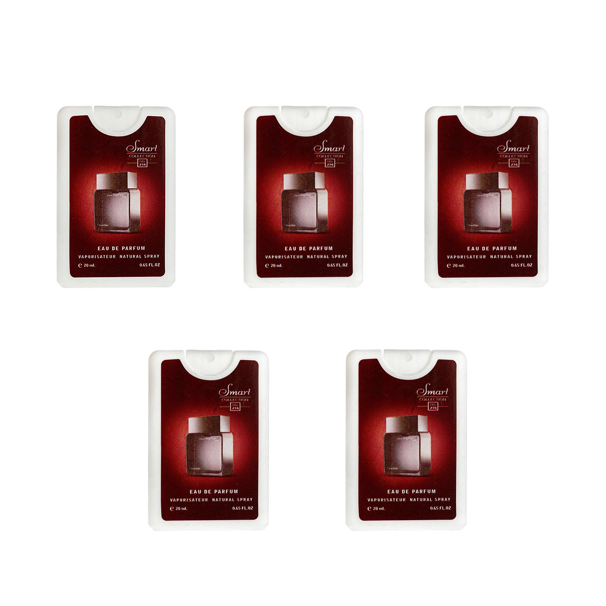 عطر جیبی مردانه اسمارت کالکشن مدل Euphoria حجم 20 میلی لیتر مجموعه 5 عددی