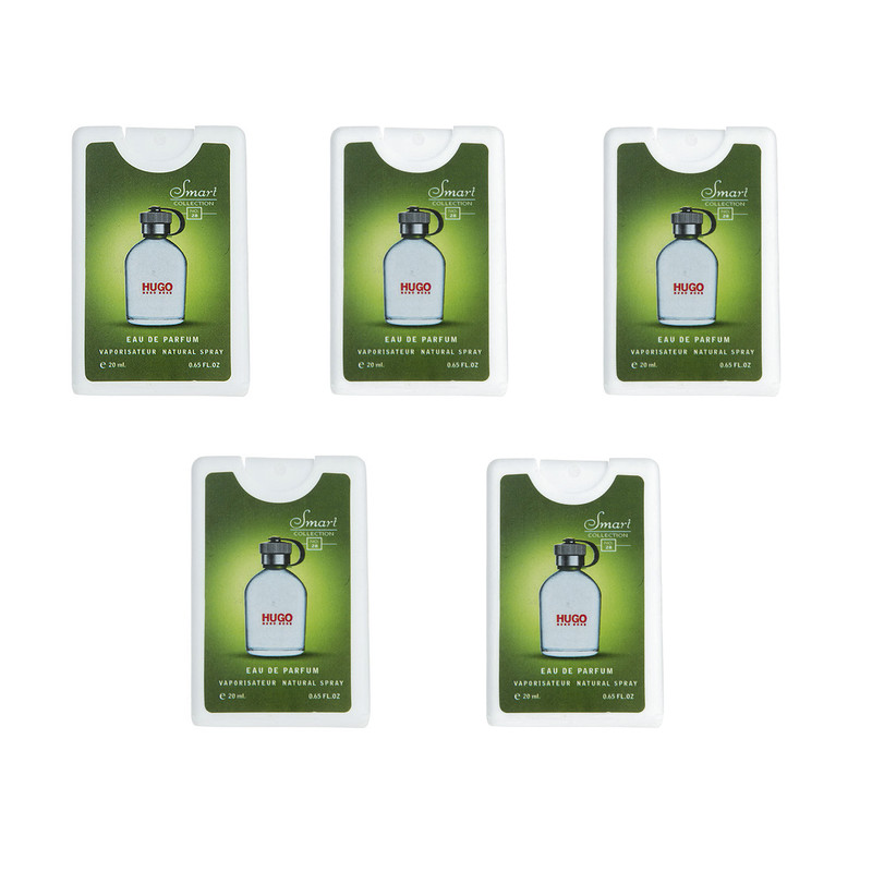 عطر جیبی مردانه اسمارت کالکشن مدل Hugo حجم 20 میلی لیتر مجموعه 5 عددی عطر جیبی مردانه اسمارت کالکشن مدل Hugo حجم 20 میلی لیتر مجموعه 5 عددی