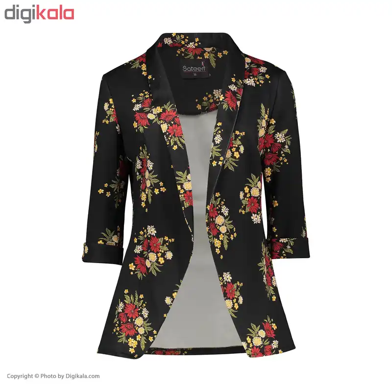 ست کت و دامن زنانه ساتین مدل MH53