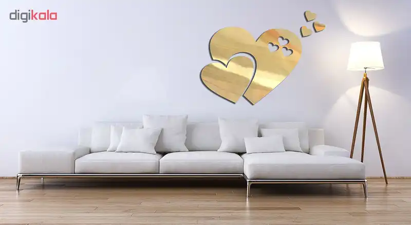 آیینه طرح قلب کد E01