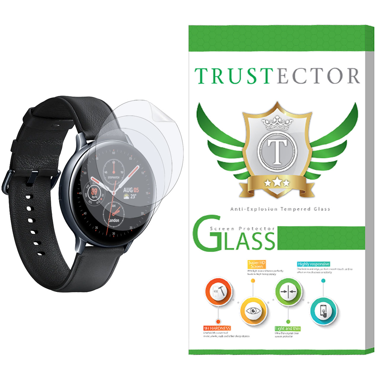 نقد و بررسی محافظ صفحه نمایش نانو تراستکتور مدل GNF مناسب برای ساعت هوشمند سامسونگ Galaxy Watch Active2 بسته 3 عددی سایز 44 میلی متر توسط خریداران