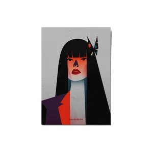 کارت پستال ماسا دیزاین طرح دختر کد postv183