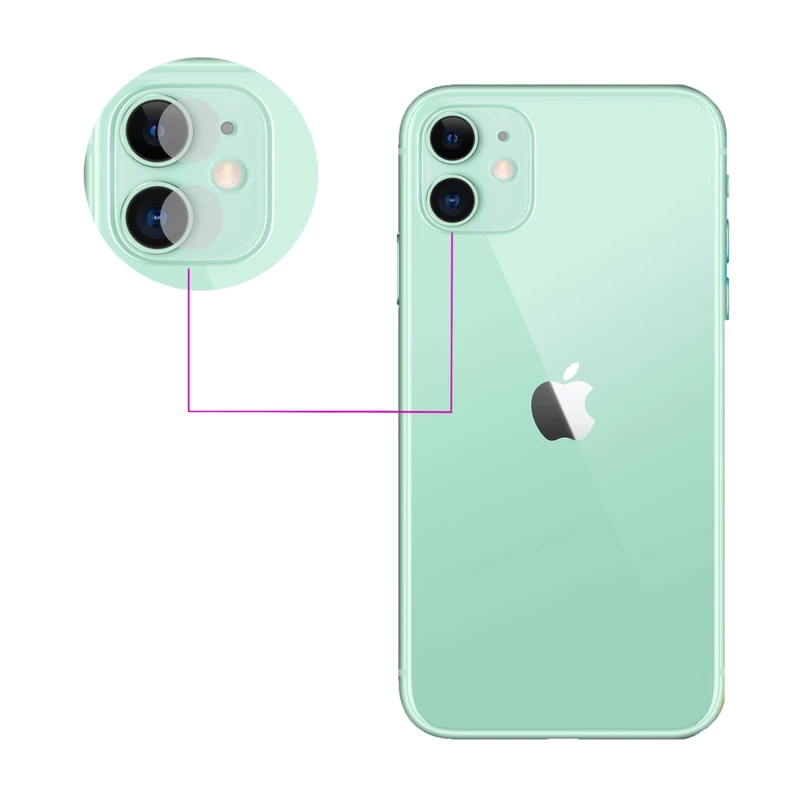 محافظ لنز دوربین مدل LTP_D مناسب برای گوشی موبایل اپل iPhone 11