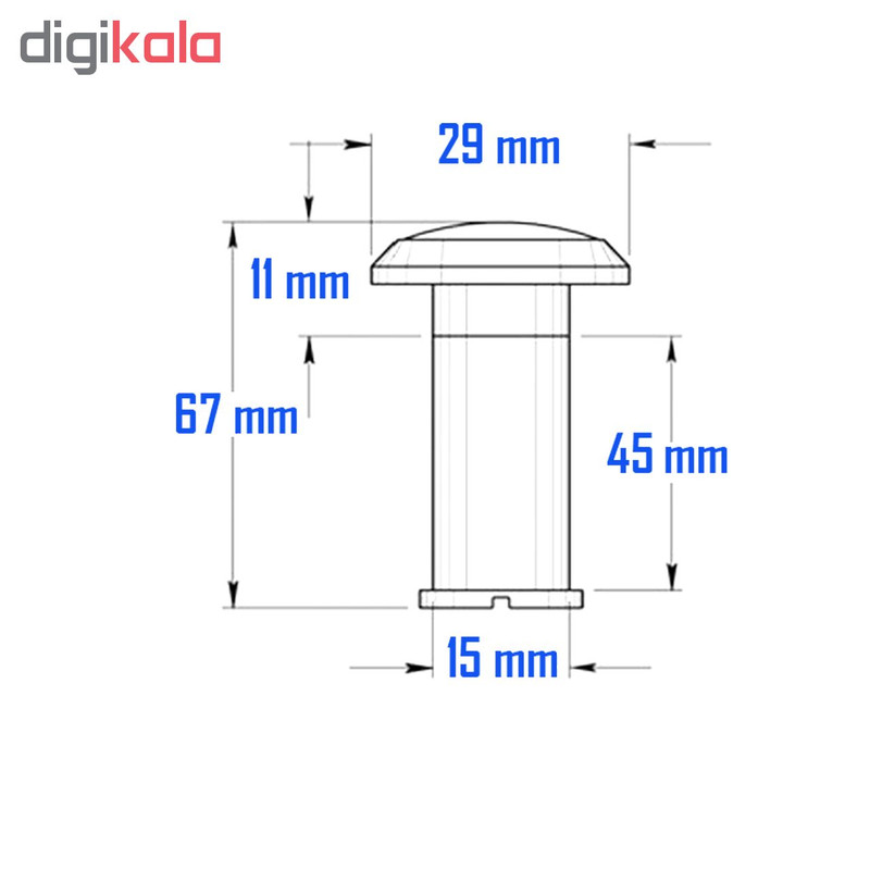 چشمی درب مدل ZP-204