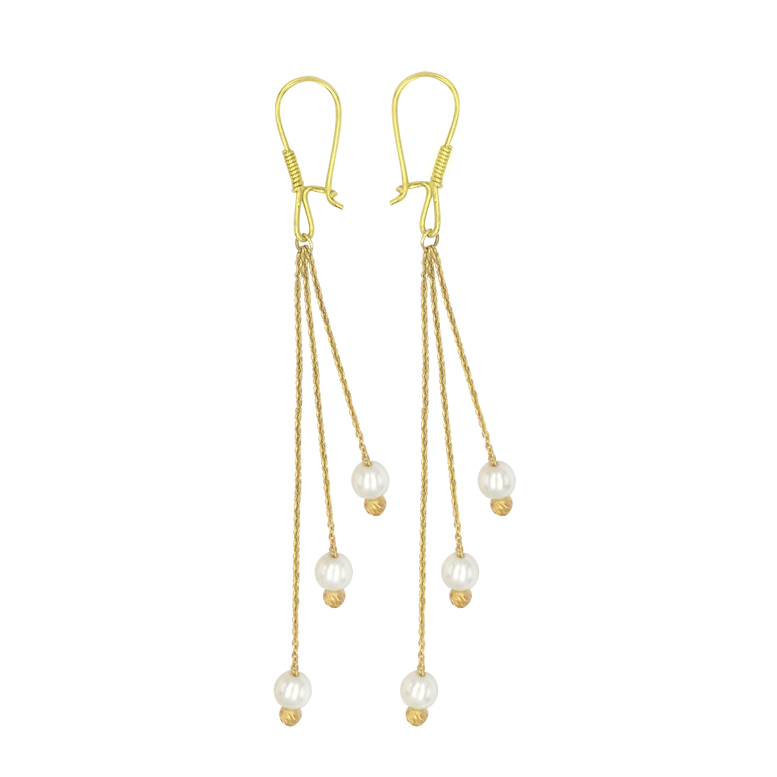 گوشواره طلا 18 عیار زنانه الماسین آذر کد M02