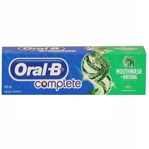 خمیر دندان اورال-بی مدل Mouthwash Whitening حجم 100 میلی لیتر